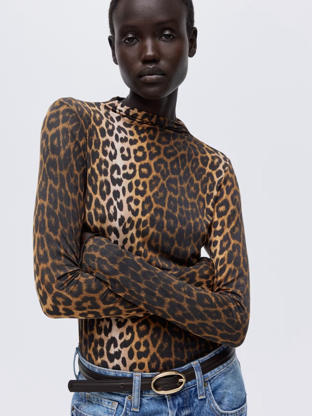 MOCK TURTLENECK TOP